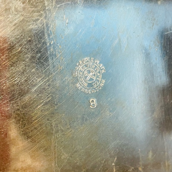 Vintage Wilcox Silver-plated Art Nouveau style Hinged Lid Trinket Jewelry Box - Picture 11 of 11